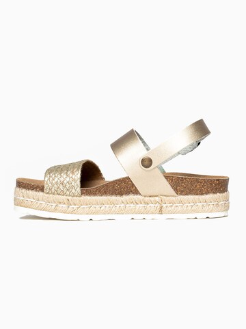 Bayton - Sandalias 'Gaceo' en oro