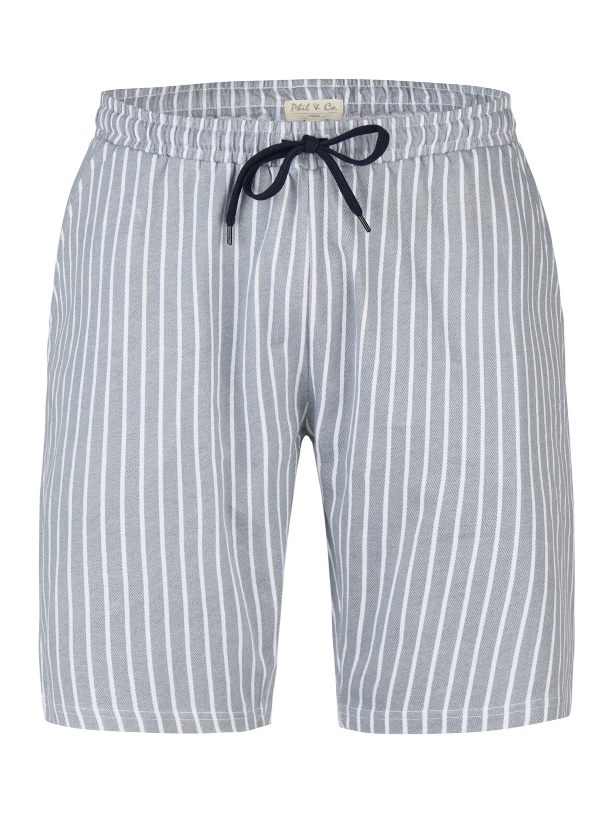 Pyjama court Phil & Co. Berlin en bleu