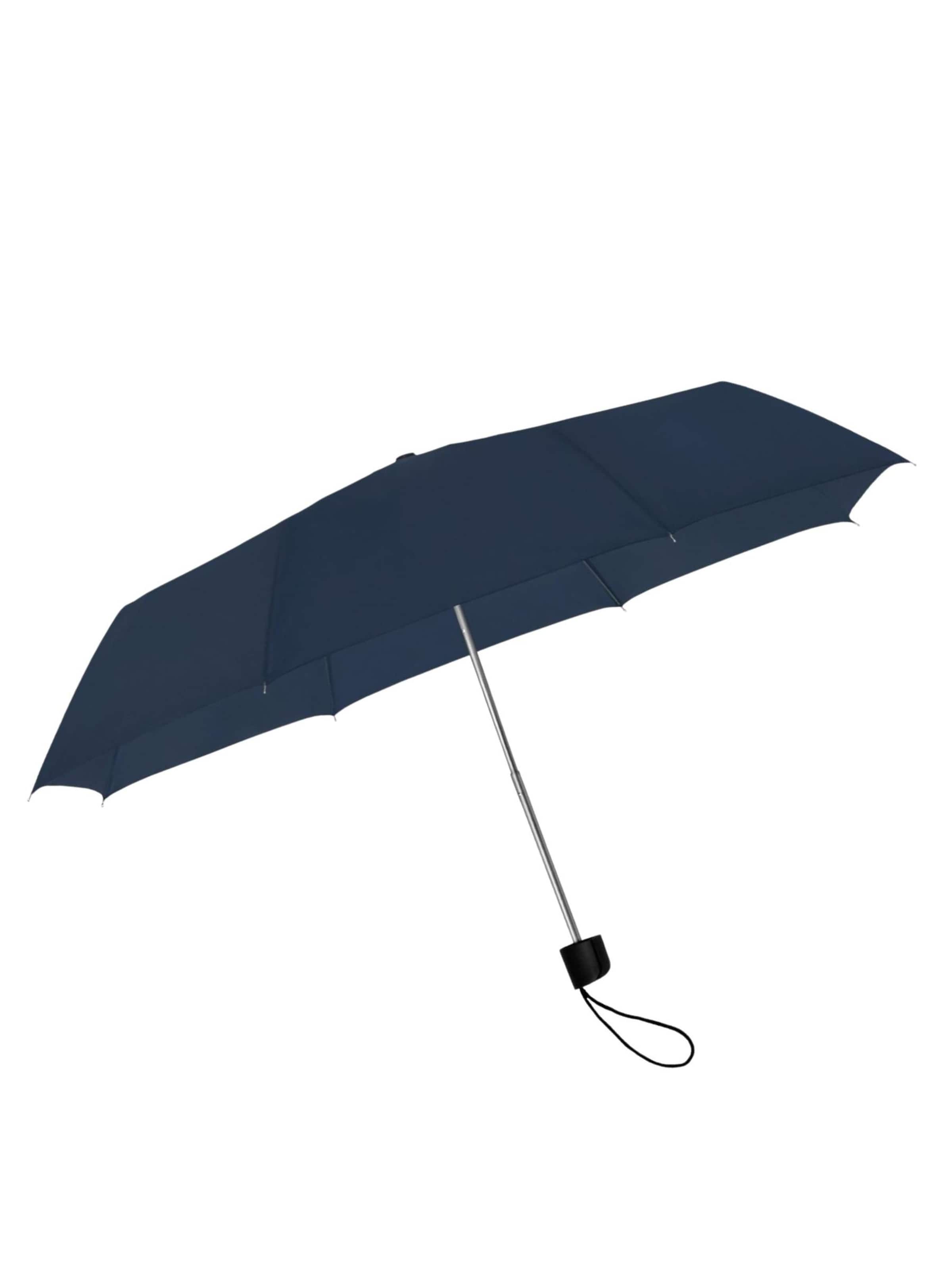 Maxte Umbrella 'Regenschirm - Faltbar - Manuelle Öffnung - 90 cm - Marineblau' in Blue: front