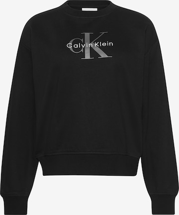 Calvin Klein JeansSweater majica - crna boja: prednji dio