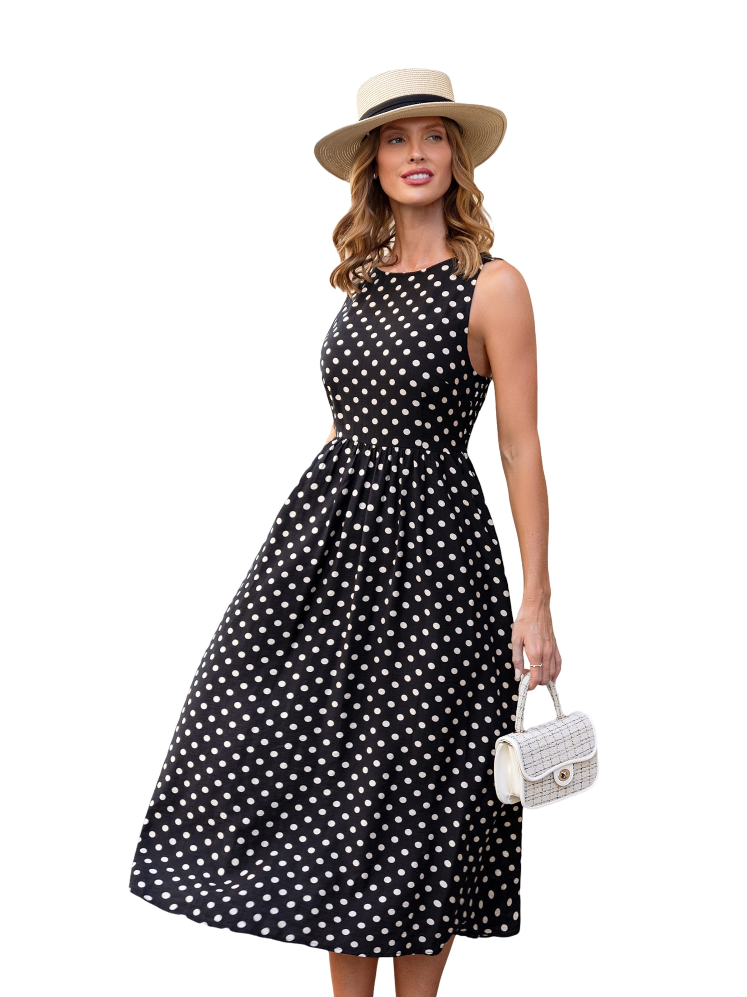 Cupshe Sommerkleid 'CAA05A5G100GA'‌ in Schwarz: Vorderseite