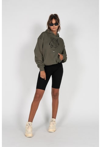 MJ Gonzales Sweatshirt 'Paislay' in Green