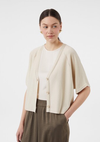 COMMA Strickjacke in Beige: Vorderseite