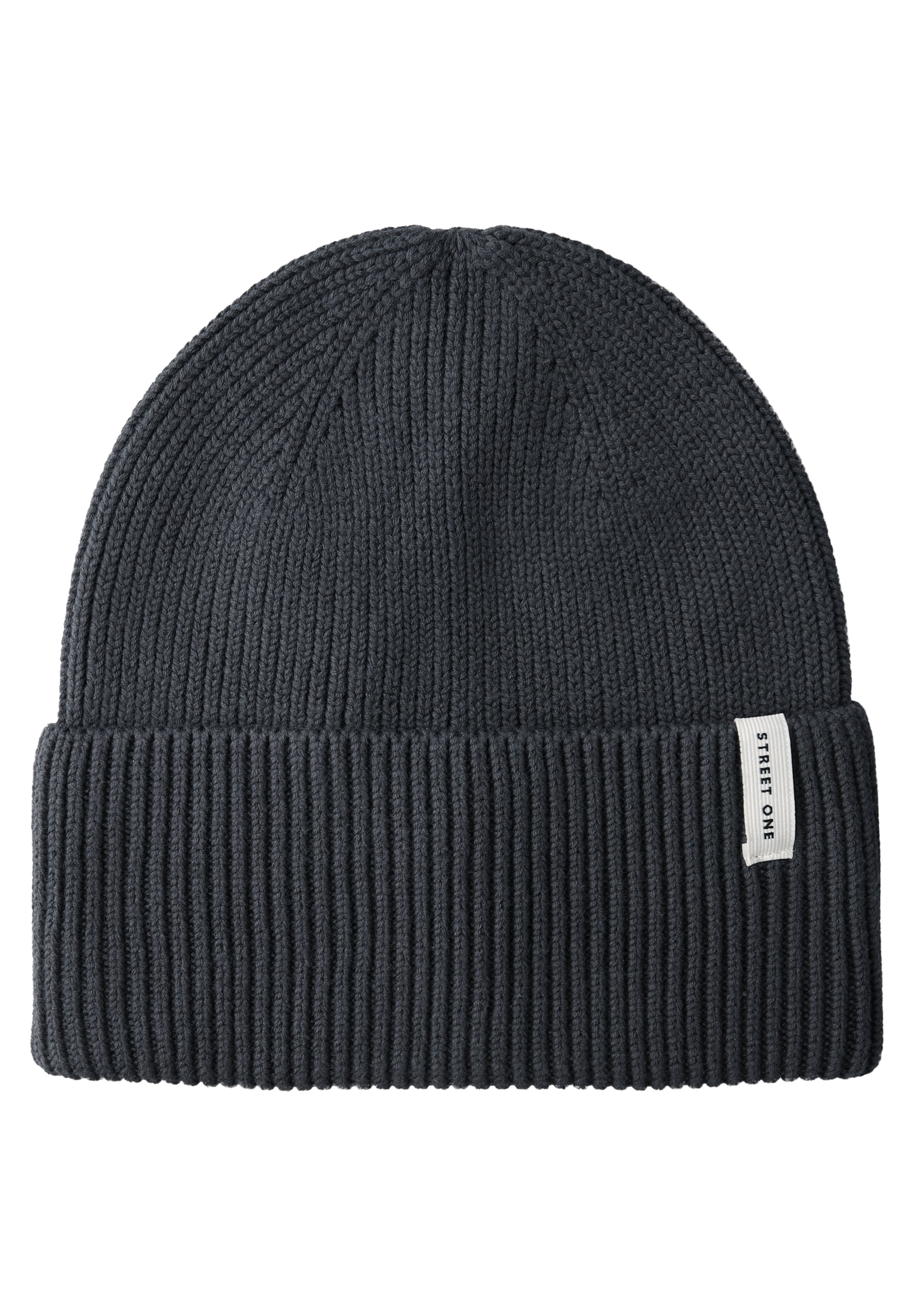 STREET ONE Beanie in Blue: front