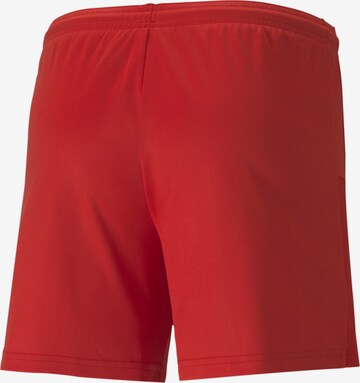 Regular Pantalon de sport 'Team Goal 23' PUMA en rouge