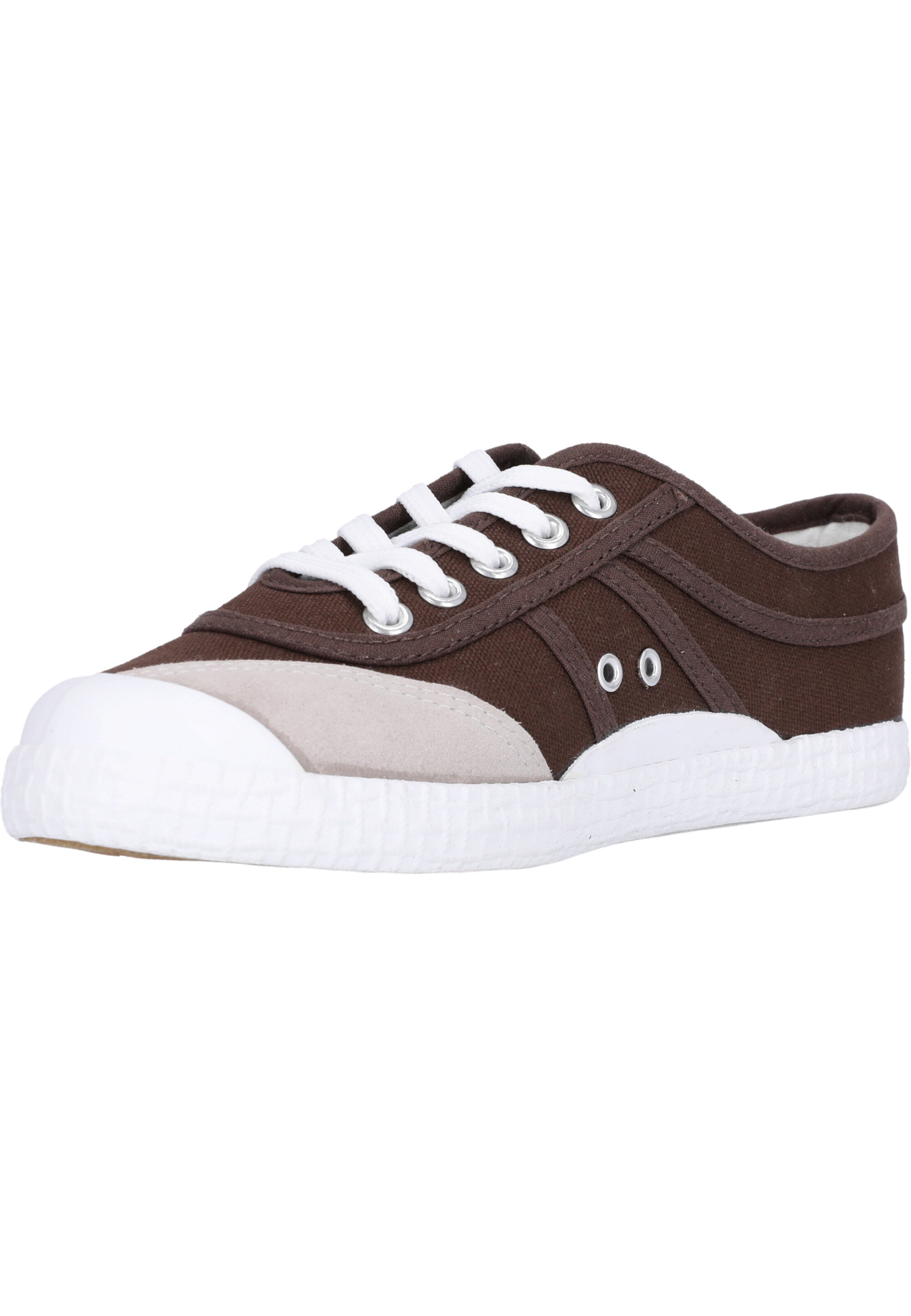 KAWASAKI Sneakers laag 'Original Canvas' in Bruin