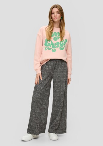 QS Wide leg Broek in Grijs