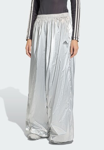 ADIDAS ORIGINALS - Pierna ancha Pantalón 'F50' en plata: frente