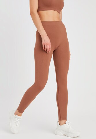 Leif Nelson Skinny Leggings in Brown