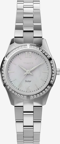 TIMEX Analoguhr 'Solar' in Silber: Vorderseite