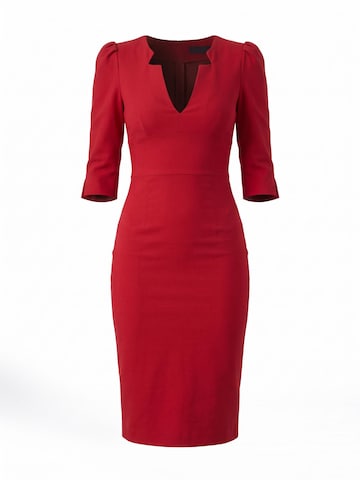 AUDRAY Sheath dress 'RITA' in Red