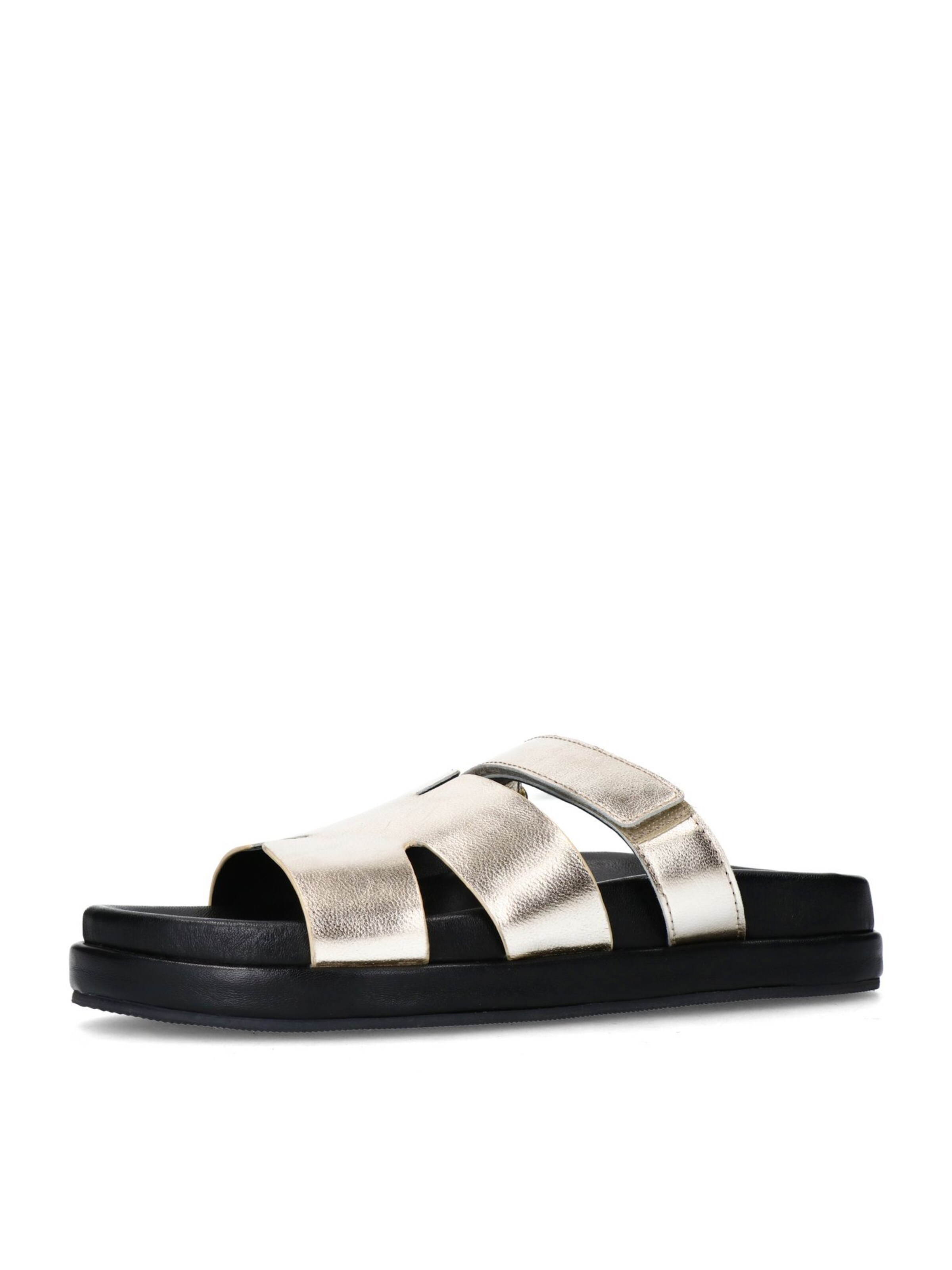 Mule SACHA en or : devant