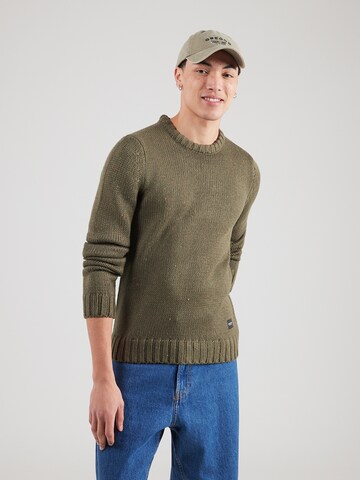 BLEND Svetr 'BHDILLON' – zelená: přední strana