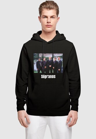 Merchcode Sweatshirt 'The Sopranos - Cast' in Schwarz: Vorderseite