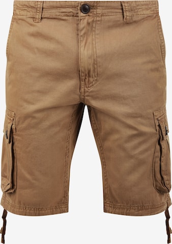 !Solid Regular Cargoshorts 'Vizela' in Braun: predná strana