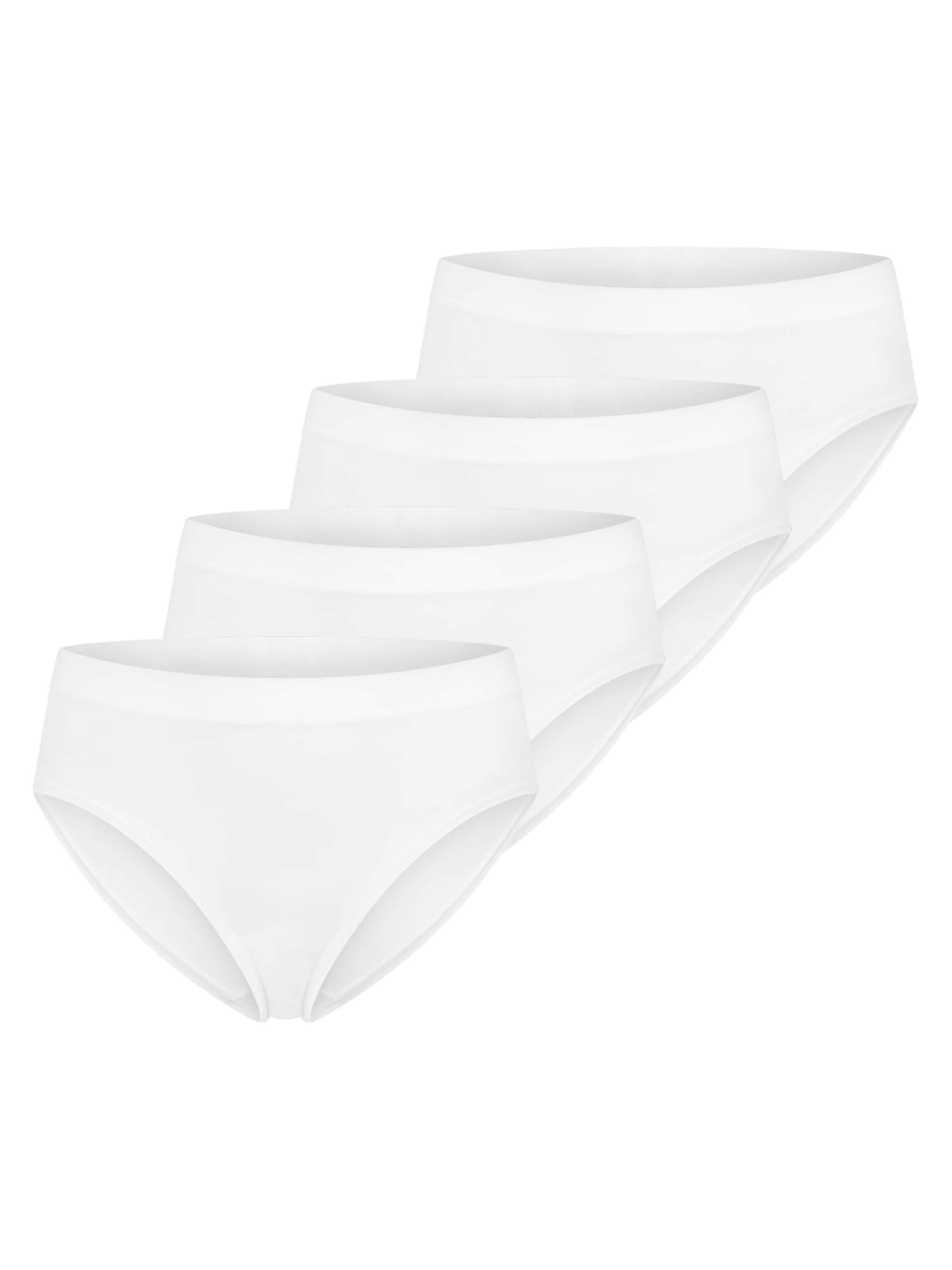 SCHIESSER Slip 'Unique Micro' in Wit: voorkant