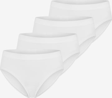 SCHIESSER Slip 'Unique Micro' in Wit: voorkant