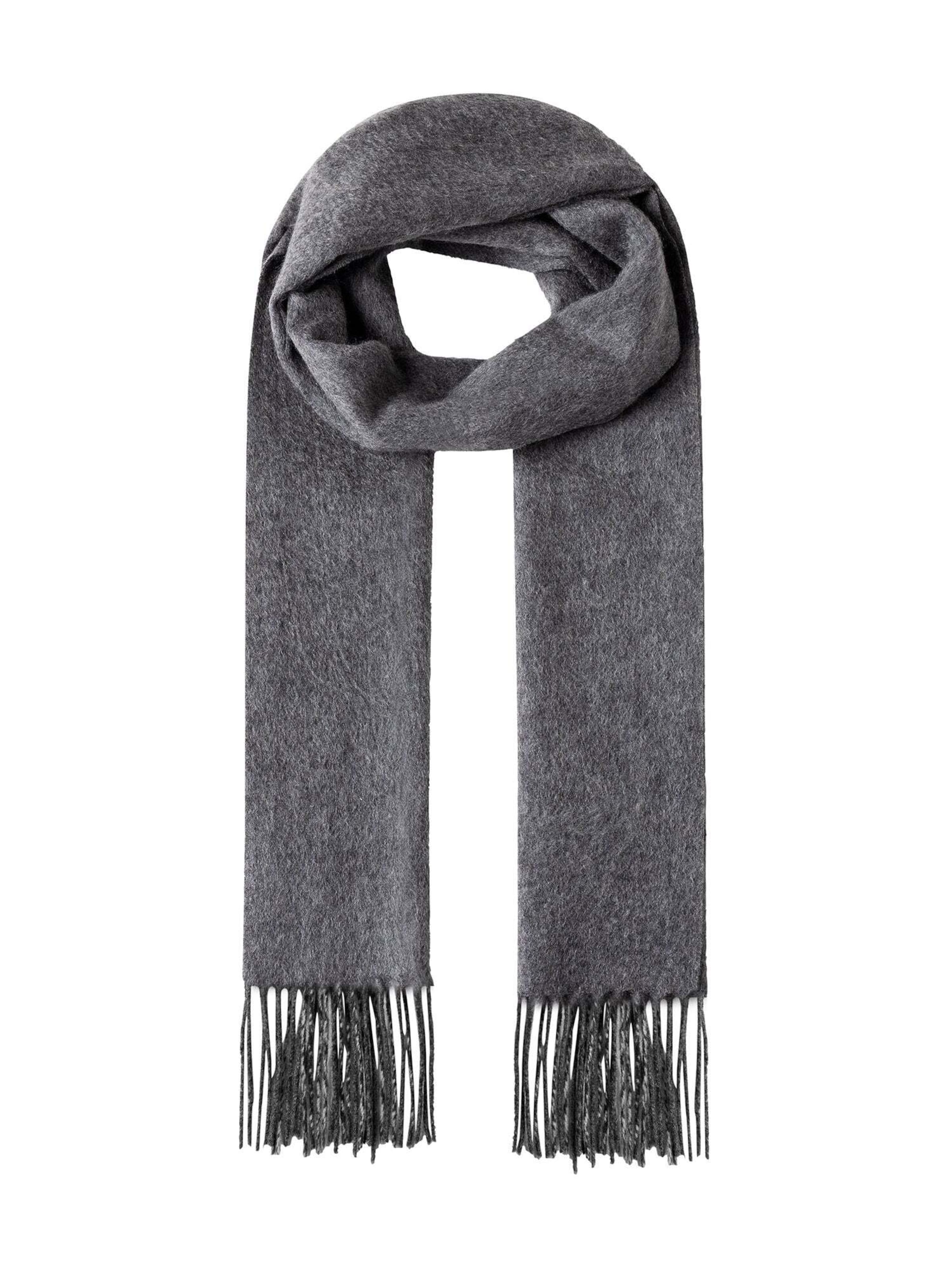 Hackett London Sjaal in Grijs: voorkant