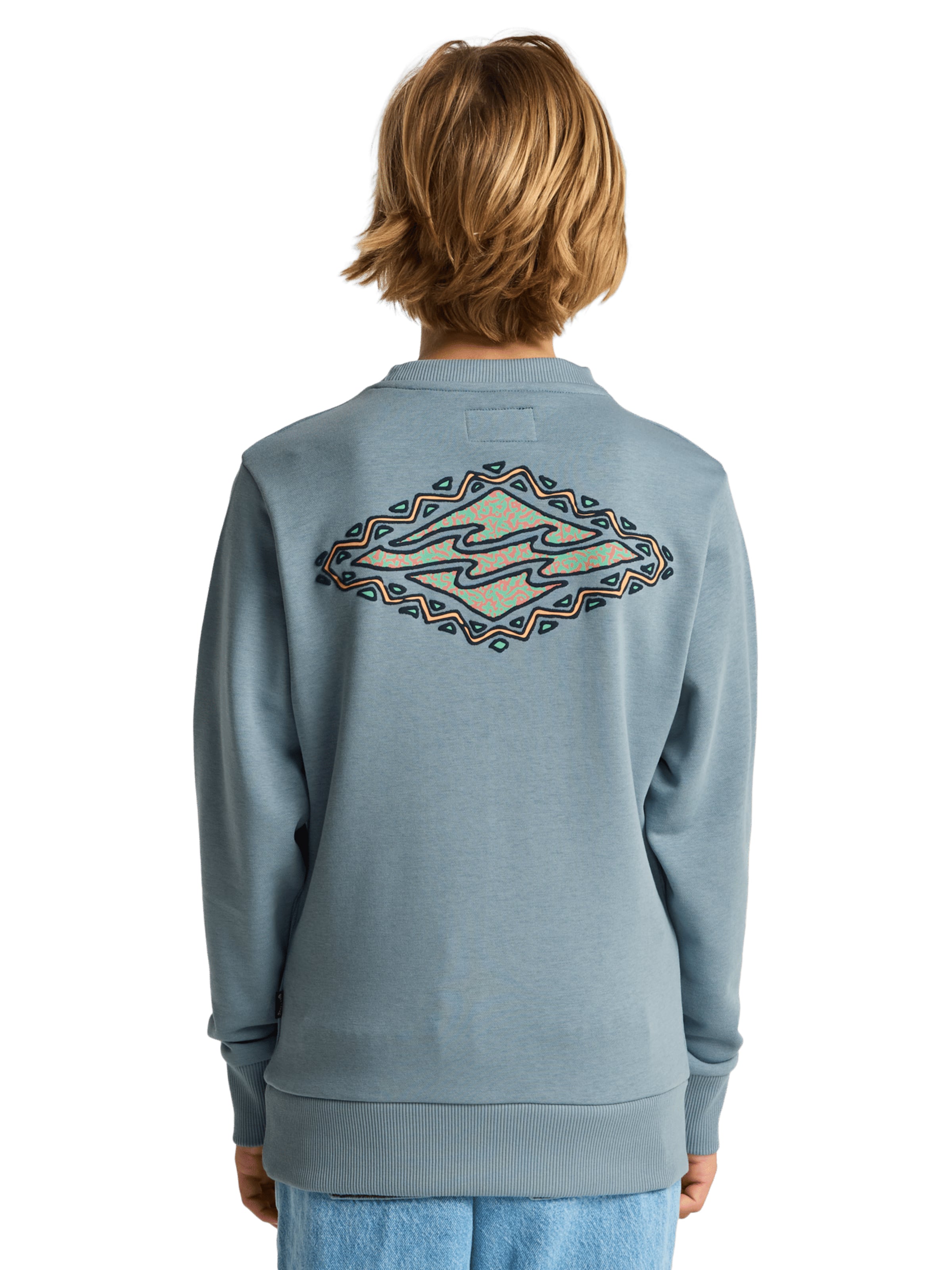 BILLABONG Sweatshirt 'Foundation' in Blue: front