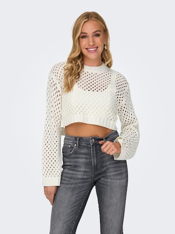 Pull-over 'Smilla' ONLY en beige : devant