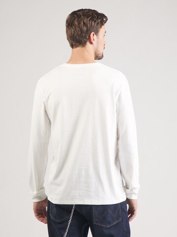 WRANGLER - Camiseta 'SIGN OFF' en blanco: atrás