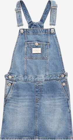 Rochie de la Calvin Klein Jeans pe albastru: față