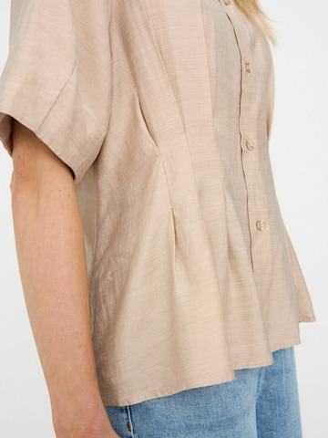 T-shirt ' PD-Viola Peplum ' Ivy Copenhagen en beige