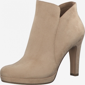 Bottines TAMARIS en beige : devant