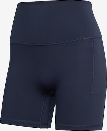 ADIDAS PERFORMANCE Skinny Sportshorts 'All Me' in Blau: Vorderseite