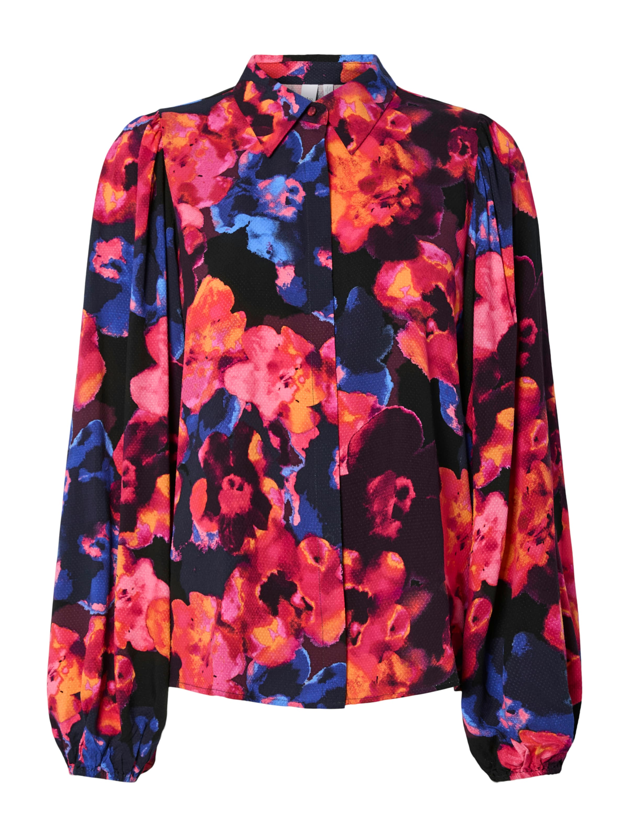 YAS Bluse 'YASasisna' i blå: forside