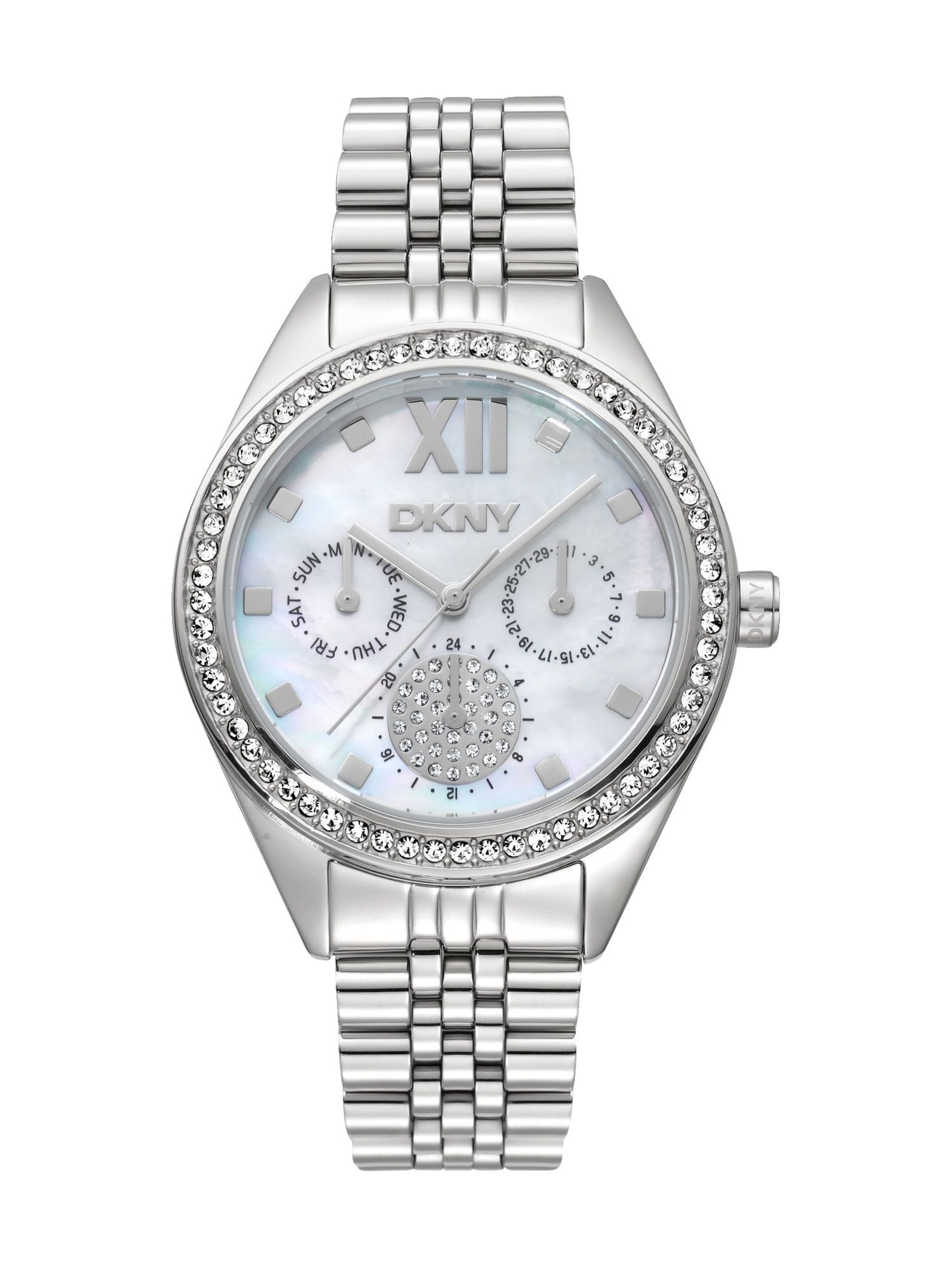 DKNY Analog Watch in Silver: front