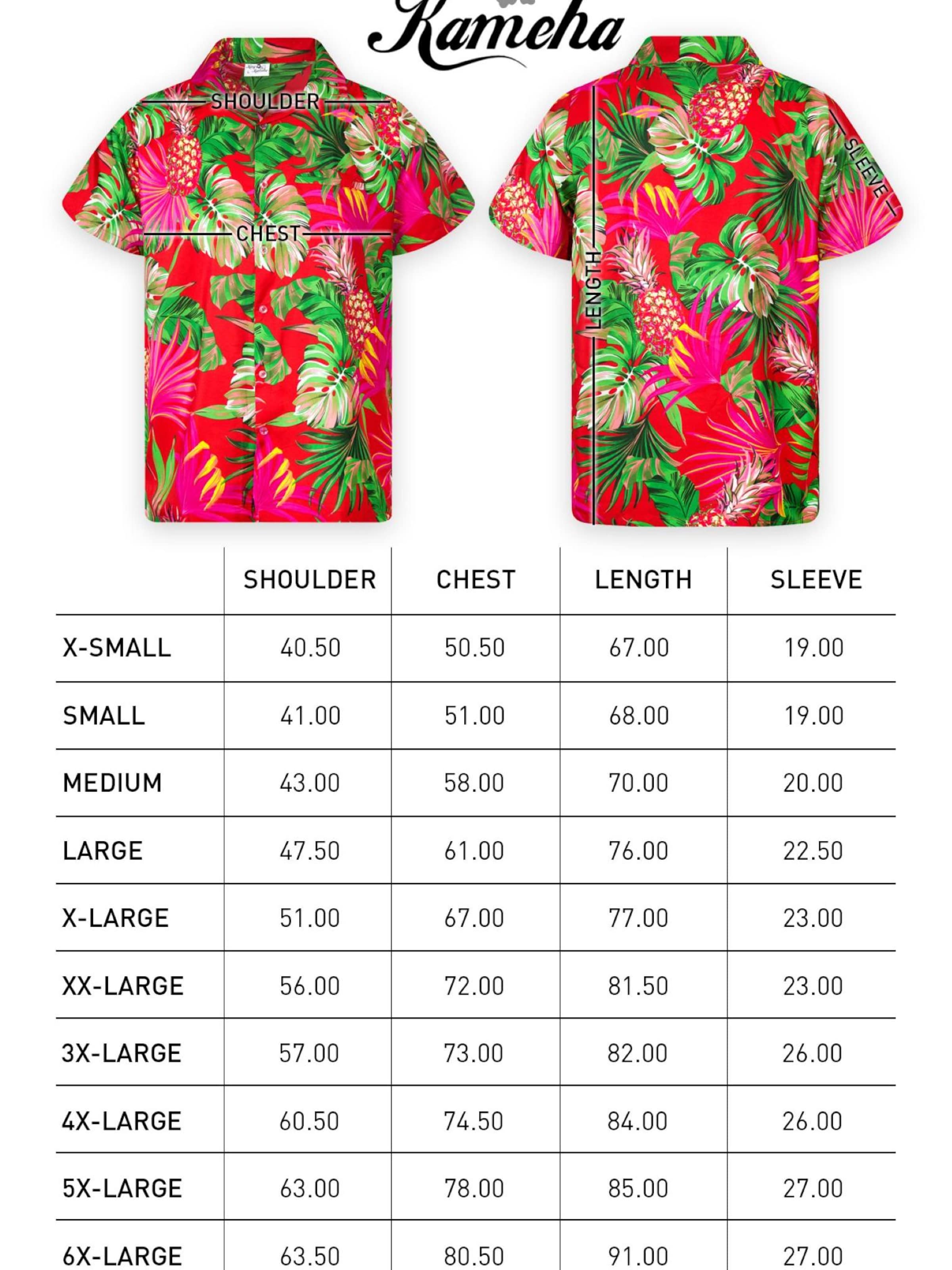 Maglietta 'Pineapple Leaves' di King Kameha in rosso