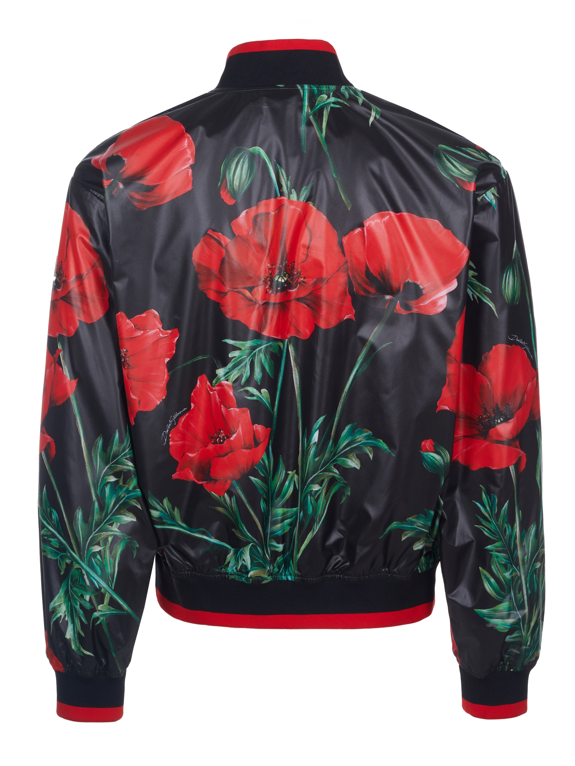 Giacca di mezza stagione 'Dolce & Gabbana Papaveri Bomberjacke' di DOLCE & GABBANA in nero