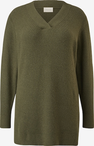 TRIANGLE Sweater in Green: front