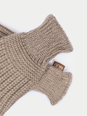 GOBI Cashmere Kurzfingerhandschuhe 'Rib-Knit Cashmere Gloves'‌ in Grau