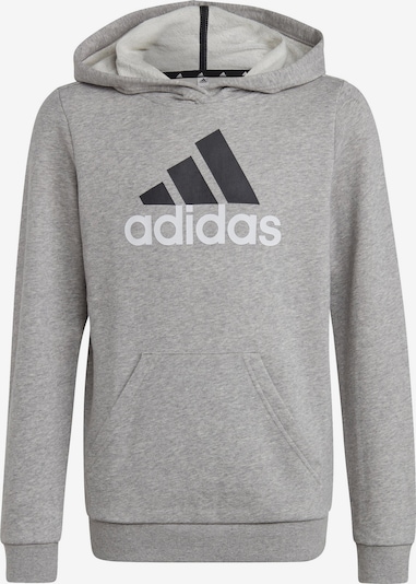 ADIDAS PERFORMANCE Sportief sweatshirt 'Essentials' in de kleur Grijs gemêleerd / Zwart / Offwhite, Productweergave