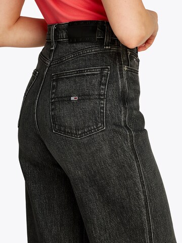 Tommy Jeans Szeroka nogawka Jeansy 'CLAIRE' w kolorze czarny