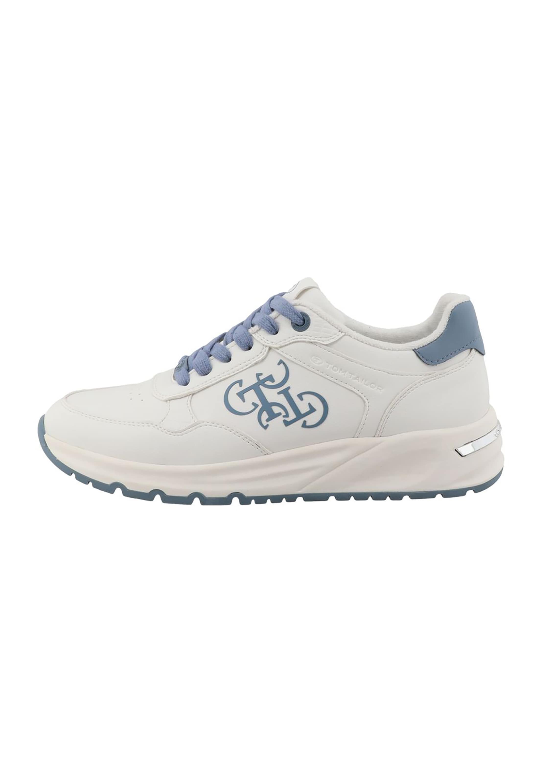 TOM TAILOR - Zapatillas deportivas bajas en blanco