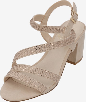 LA STRADA Strap Sandals '2201015' in Beige: front