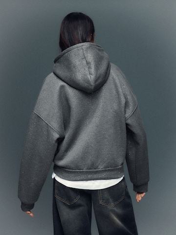 Bluză de molton de la Bershka pe gri