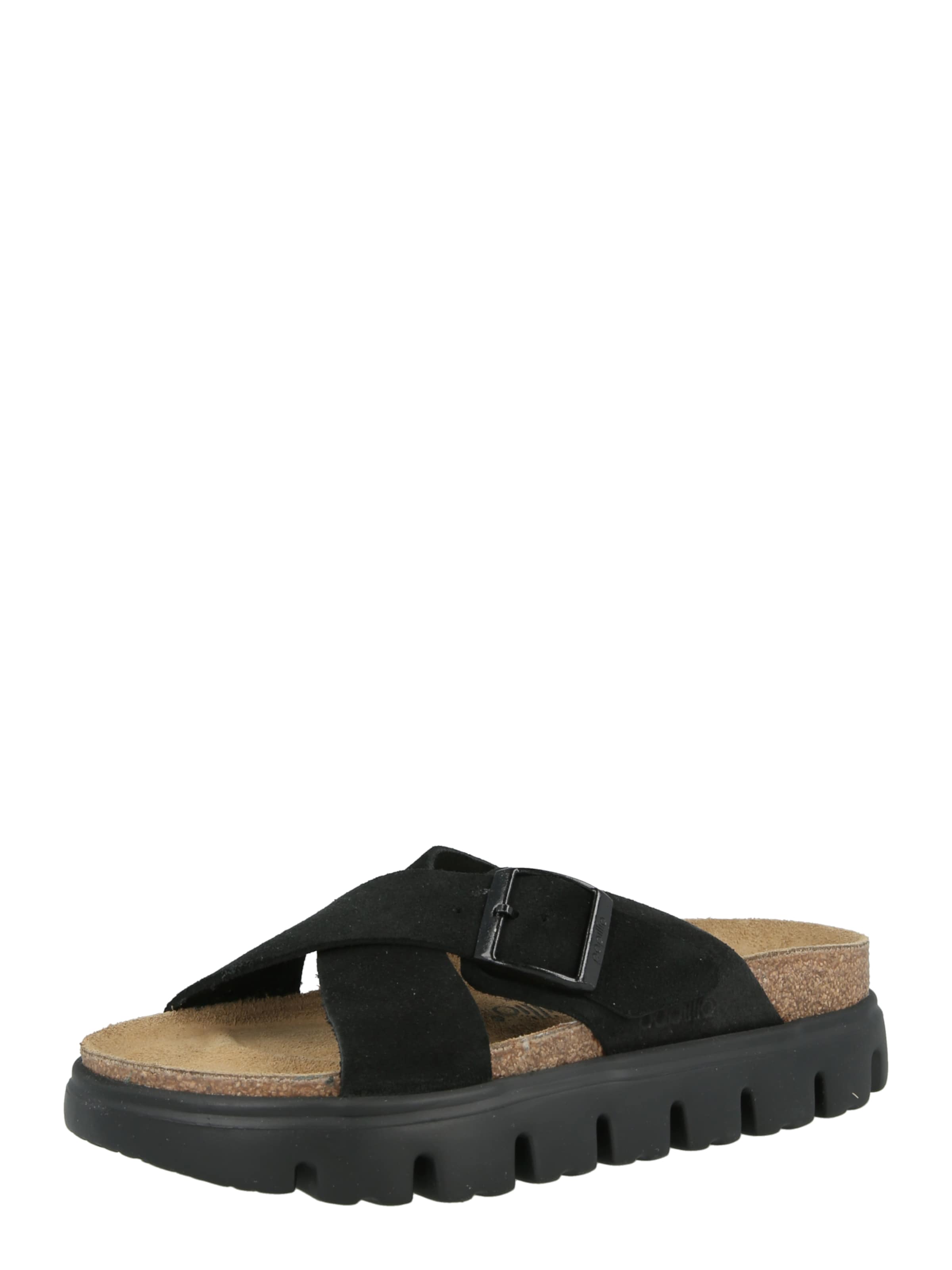 BIRKENSTOCK Plätu 'Siena', värv must: eest vaates