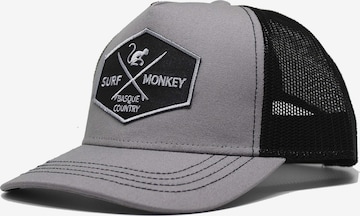 Casquette de sport Surf Monkey en gris : devant