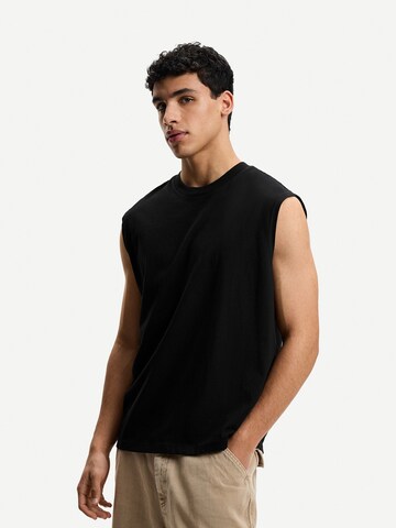 Maglietta di Bershka in nero: frontale