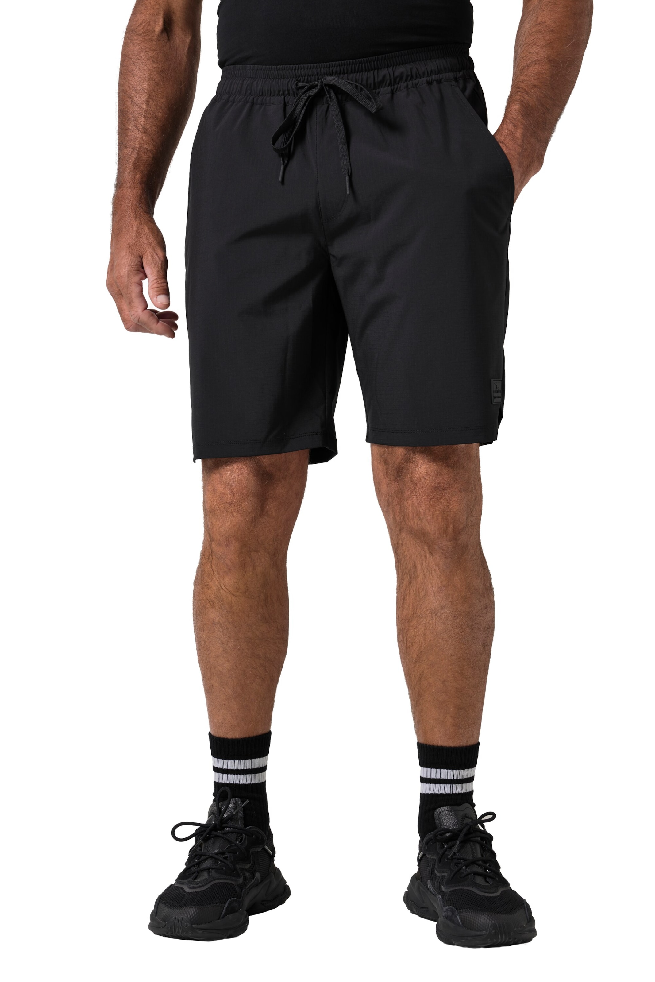 JAY-PI Loosefit Broek in Zwart: voorkant