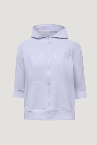 Born Living Yoga Athletic Zip-Up Hoodie 'Abbie' in White