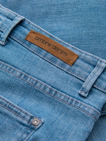 Ombre Slimfit Jeans in Blauw