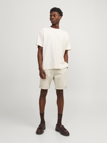 JACK & JONES Обычный Брюки-чинос 'JPSTBOWIE' в Бежевый