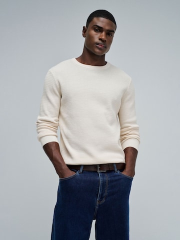 Pull-over Salsa Jeans en blanc : devant