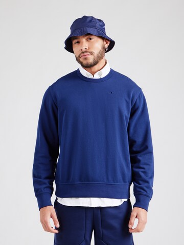 Sweat-shirt Champion Authentic Athletic Apparel en bleu : devant
