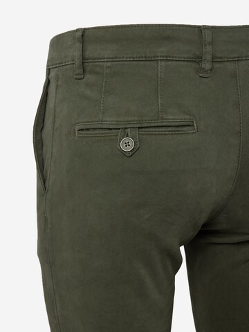 DRYKORN Slimfit Chino kalhoty 'MAD' – zelená
